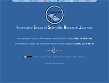 Tablet Screenshot of issr-journals.org